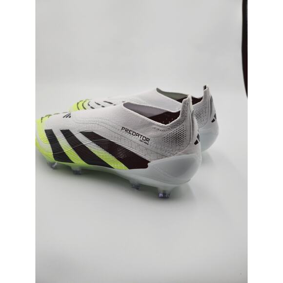 Mens Size 5 Adidas Predator Elite Laceless FG Soccer Cleats Cloud White JI1075
